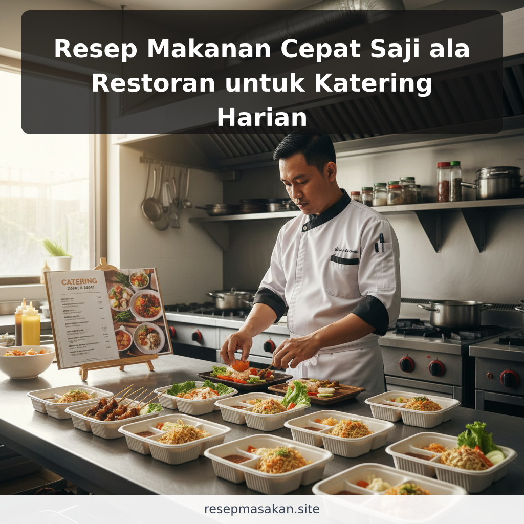 Resep Makanan Cepat Saji ala Restoran untuk Katering Harian