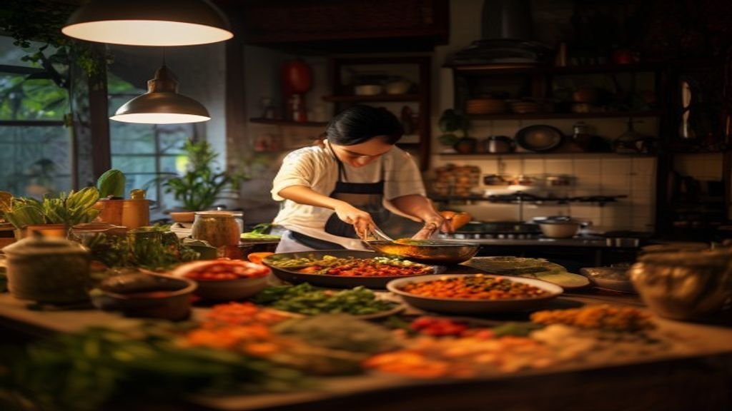 Gambar resep masakan Indonesia tradisional