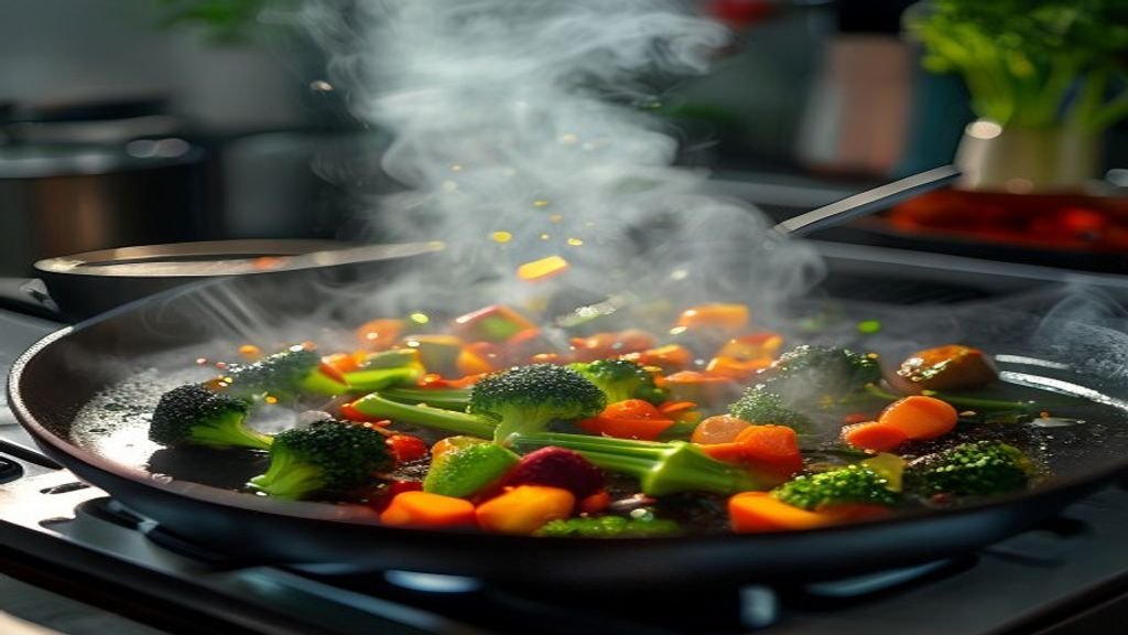 Foto sayuran segar terpotong siap diolah menjadi sup atau tumisan, menampilkan resep sayur sehat dan mudah.