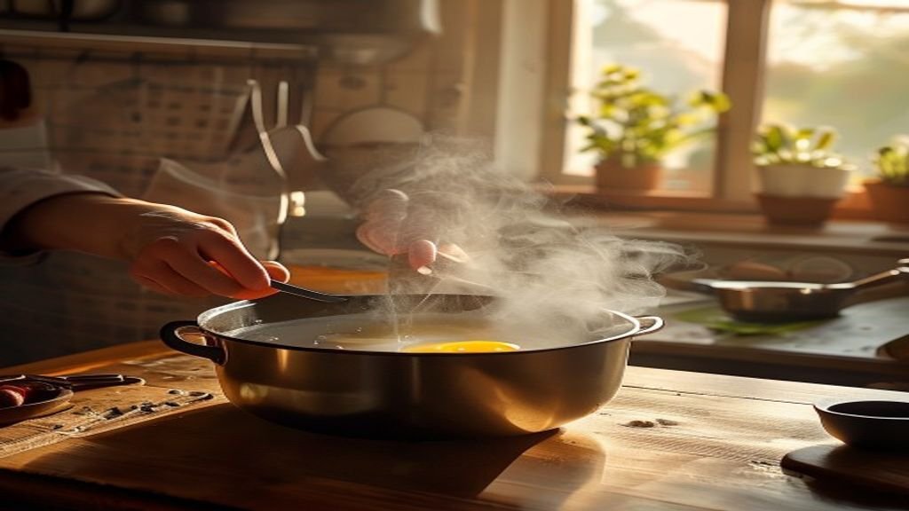 Gambar resep telur sederhana dan lezat dengan bahan-bahan segar